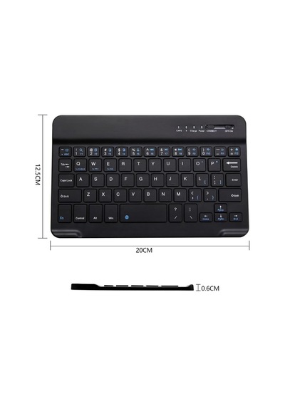 Bluetooth Klavye, Taşınabilir Mini Klavye, Windows, Android, iOS, Tablet Ve Tv Uyumlu Bluetooth Klavye, Ergonomik İnce Tuş Tasarımı, Dayanıklı Ve Uzun Pil Ömrü, Pratik Yapı, 78 Adet Tuş