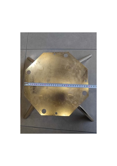 Metal Sabit Berjer Ayağı - Mobilya Ayağı - Örümcek Ayak - Gold