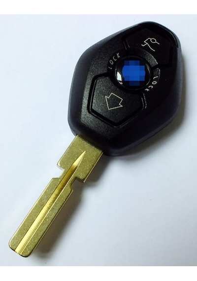 Bmw Uyumlu 3 5 7 Serisi 3 Tuşlu Anahtar Kumanda Kabı HU58 Uçlu Logolu
