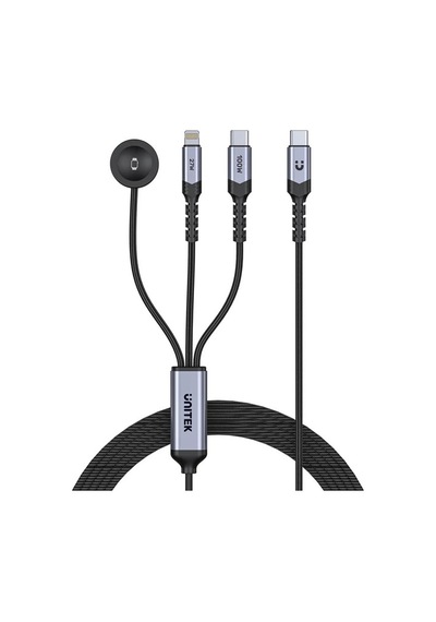 Unıtek Usb-c 3' U 1 Arada 100 W Hızlı Sarj Kablosu 1.2m C14180agy01-1.2m