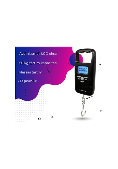 Desis KFS-T1 Askı Terazi (50KG / 10GR)