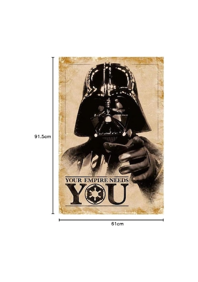 Pyramid International Star Wars Baskı, Ahşap, Çok Renkli, 61 X 91,5 Cm