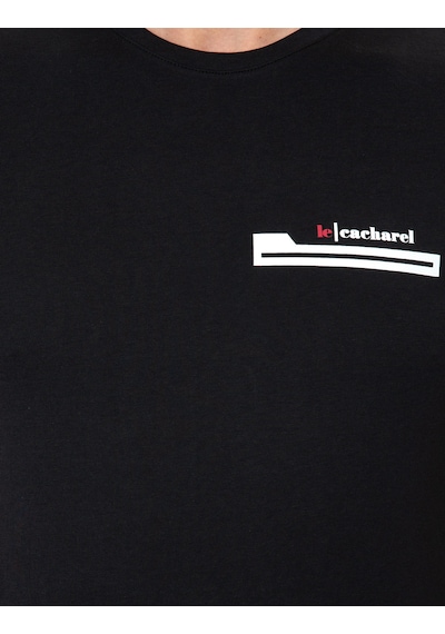 Bisiklet Yaka Slim Fit T-shirt-siyah Siyah