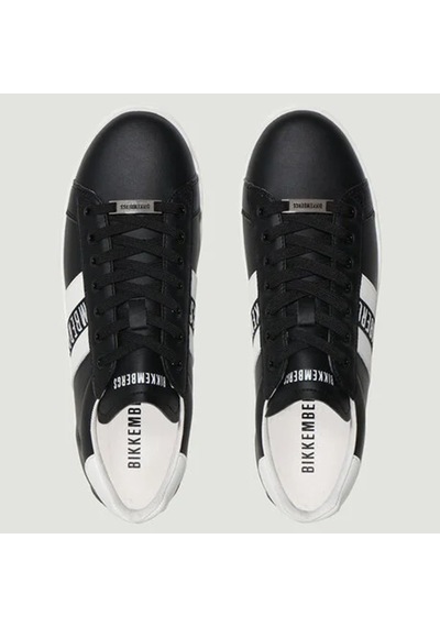 Nero Black Sneaker Günlük Erkek 19134/cp B Bkku Bikkembergs 64039996 Scarpa Uomo Mıcrofıber Ne Siyah
