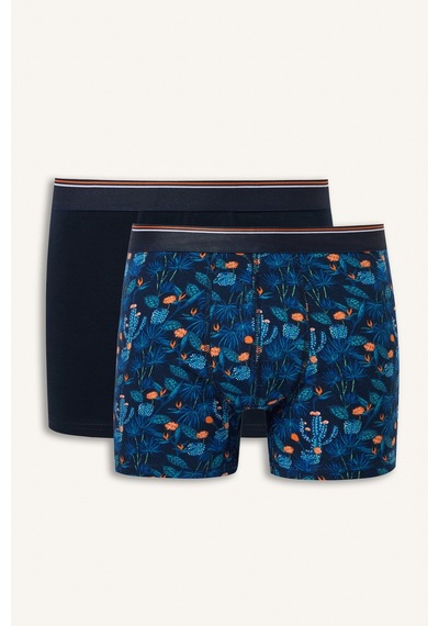 Defacto Regular Fit Elastik Bel 2li Boxer Seti I7820ax26aunv135 Lacivert-nv135