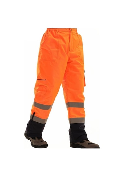 Proline 300d Oxford Cift Renkli Reflektörlü Pantolon Turuncu Sarı