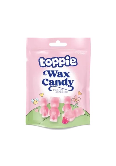 Toppie Wax Candy - Strawberry Flavour 40g