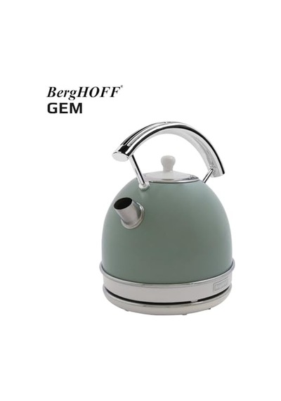 Gem Retro 1, 7 L Su Isıtıcı 2200 W, Paslanmaz Çelik Gövde Mint Yeşil