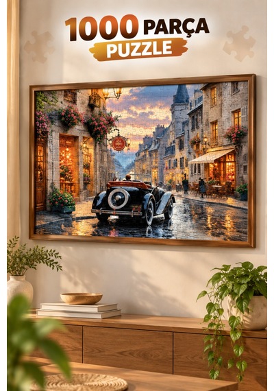 1000 Parça Yağmur Sonrası Puzzle 48 X 68 Cm Yüksek Baskı Kaliteli Eğlenceli Puzzle