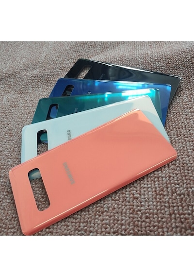 Samsung Uyumlu S10 Plus Arka Cam Kapak Batarya Pil Kapağı+B7000 Yapıştır