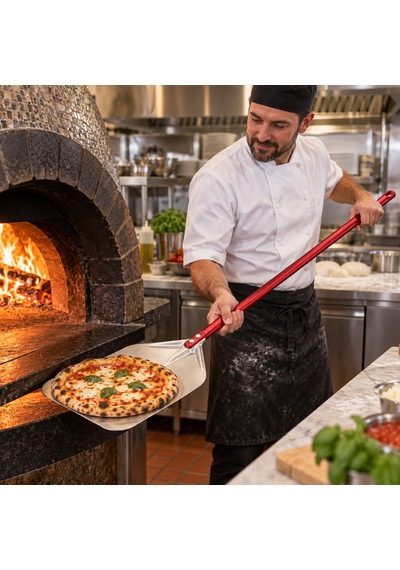 Fida Alüminyum Pizza Küreği Düz 25 Cm