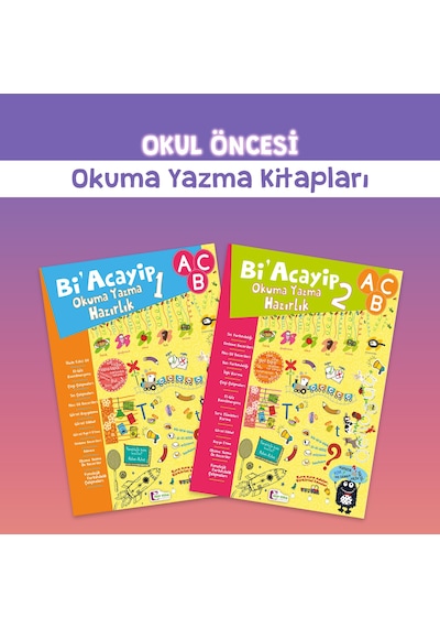 Okul Öncesi Okuma Yazma Kitapları 2'li