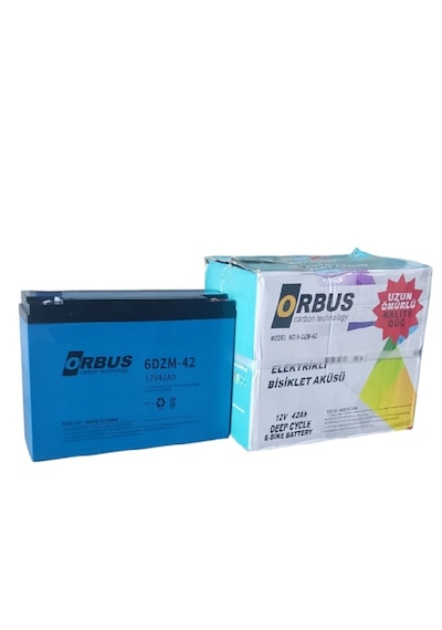 Orbus 12v-42ah 40ah Amper Dar E-bıke Akü-2025 Üretim Ebatlar: 267x78x170mm Elektrikli Bisiklet Akü E-bike Akü Orbus 12v-42ah 40ah Amper Dar E-bıke Akü-2025 Üretim Ebatlar: 267x78x170mm Elektrikli Bisiklet Akü E-bike Akü