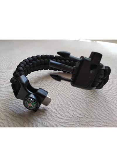 Paracord Survival Tarz Bileklik Çok Renkli