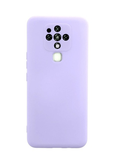 Tecno Camon 16 Kılıf Nano İçi Kadife Silikon - Lila 0.2M-Çok Renkli