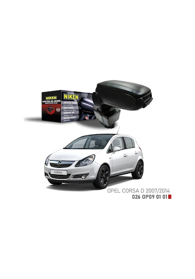 Niken Araca Özel Kolçak Opel Corsa D 2007 - 2014 Siyah