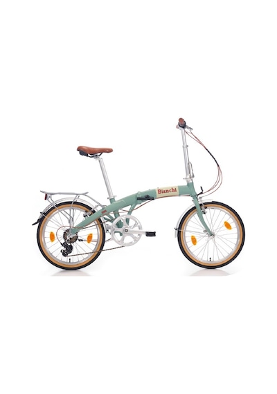 Bianchi Vintage Katlanır Bisiklet Celeste 7v Celeste - Krem