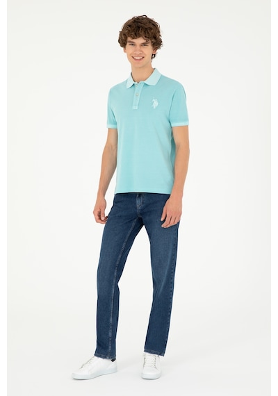 U.S. Polo Assn. Erkek Slim Fit Polo Yaka Mint Basic Tişört 50294207-VR090 U.S. Polo Assn. Erkek Slim Fit Polo Yaka Mint Basic Tişört 50294207-VR090