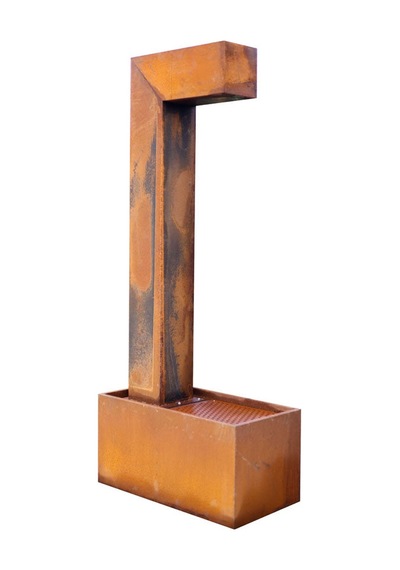 Corten Tekli Su Perdesi