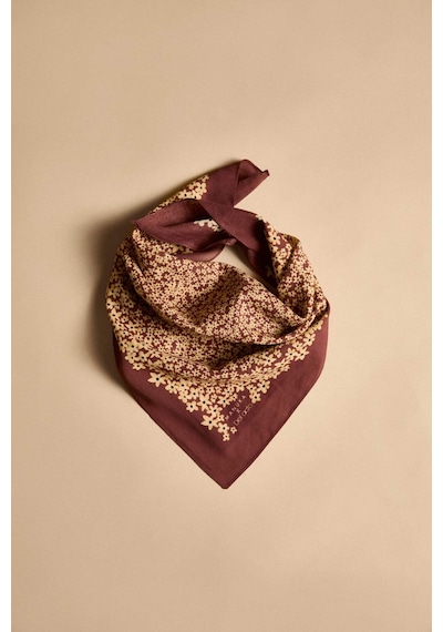 Defacto Manuka X Defacto Kadın Desenli Pamuklu Bandana H9062ax26smbn1 Kahve-bn1