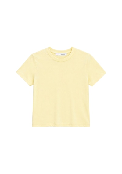 Mixray 2100 Kadın Slim Fit Bisiklet Yaka Soft Basic T-shirt Sarı Mixray 2100 Kadın Slim Fit Bisiklet Yaka Soft Basic T-shirt Sarı