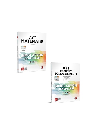 3D Ayt Matematik Edebiyat Sosyal 1 Deneme Seti 2023