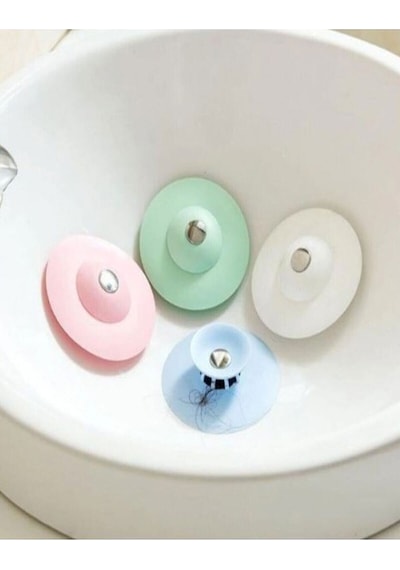 3 Adet Mutfak Banyo Gider Tıpası Kapağı Tıkaç Süzgeç Plastik Diğer