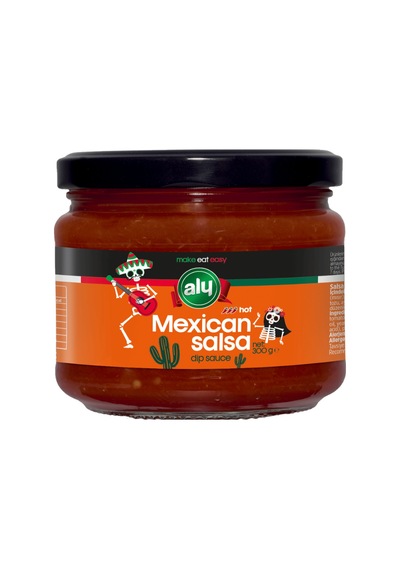 Aly Hot Meksika Salsa Dip Sos 300 G