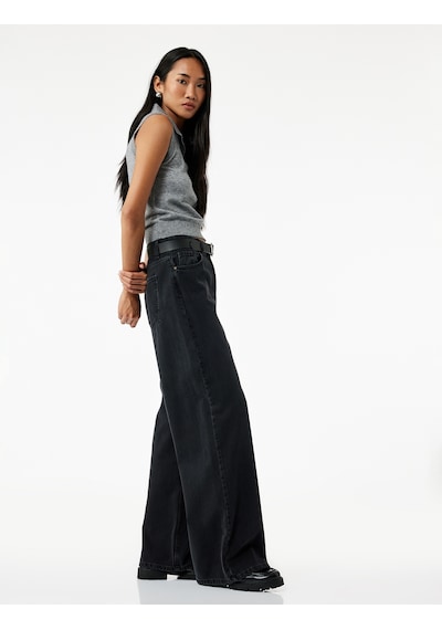 Koton Trousers Siyah 7wal40013md