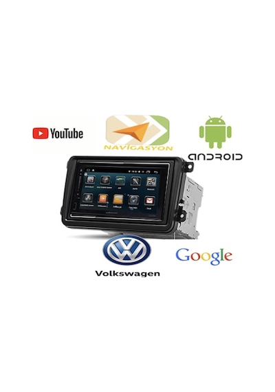 Volkswagen Polo Golf Caddy Uyumlu Androidli 7”Double Teyp Wifi