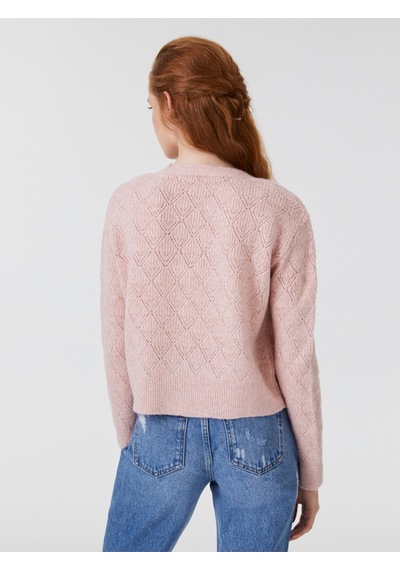 Regular Fit Kadın Hırka Pembe