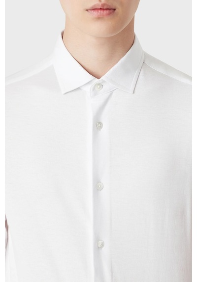 Emporio Armani Erkek Gömlek 8N1Cg1 1Juvz 0100 Beyaz