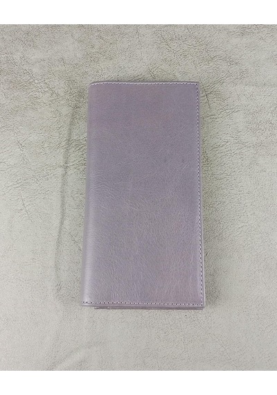 Xmlbayiciniz Hakiki Deri Telefon Bölmeli Kadın Erkek Cüzdan Gri Çok Renkli