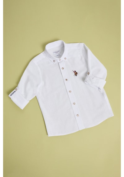 U.S. Polo Assn. U.s. Polo Assn. Erkek Çocuk Beyaz Gömlek Basic 50320263-vr013