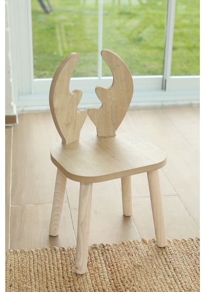 The Deer Sandalye (Çocuklar için Yaz-Sil Montessori Aktivite ve Etkinlik Sandalyesi)