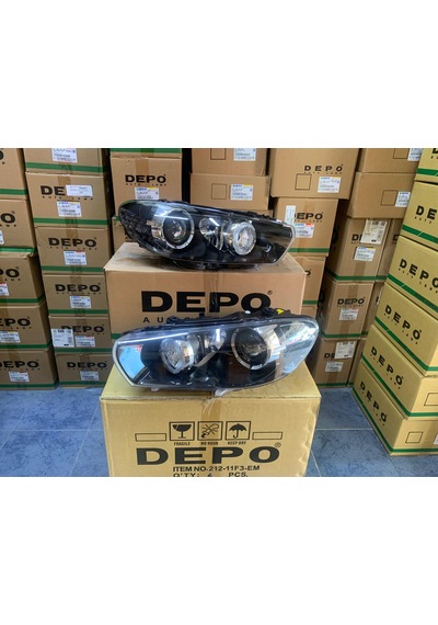 Vw Scirocco 2008-2013 Arası Depo Sağ Ve Sol Far Takım D1s Xenon 1k8941753b / 1k8941754b