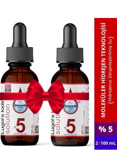 Dolar Kimya Lugol İyot Çözeltisi %5 Roll-On 2 x 100 ML
