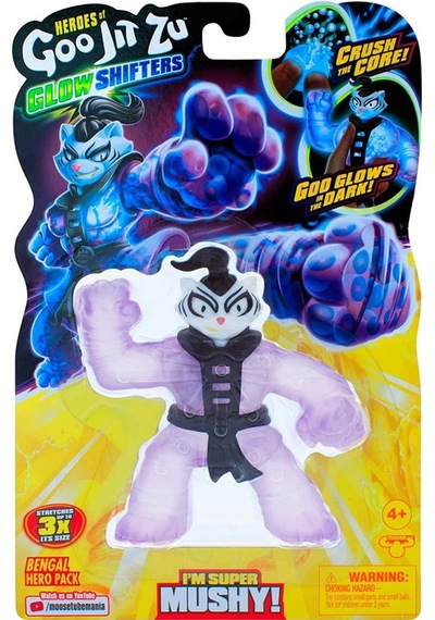Goojitzu Tekli Figür Glowshifter Karanlıkta Parlayan Bengal