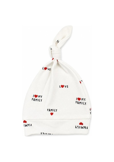 Bebegen Unisex Ekru I Love My Family Yazılı Puanlı 5'li Hastane Çıkış Seti Çok Renkli