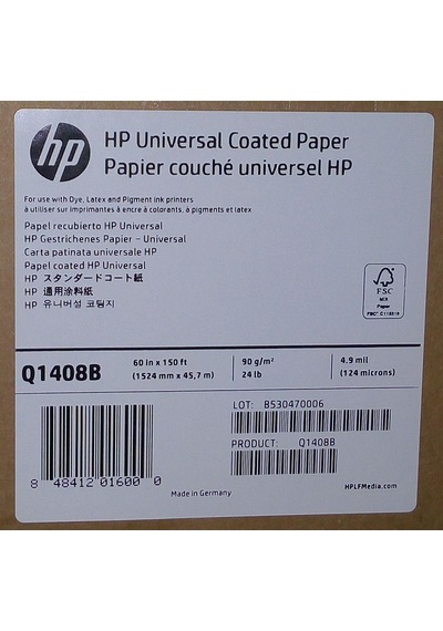 Hp Unıversal Coated Paper 1524mmx45.7m