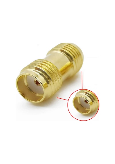 Sma Dişi To Sma Dişi Adaptör Soket Altın Kaplama Soket 0-6ghz Rf