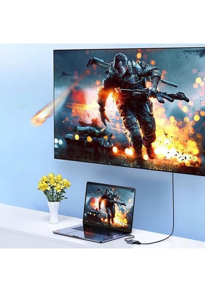Usb 3.1 Type-c To Hdmi Usb 3.0 Yüksek Hızlı 4k 2k Ultra Hd Çevirici Dönüştürücü Adaptör Kablosu