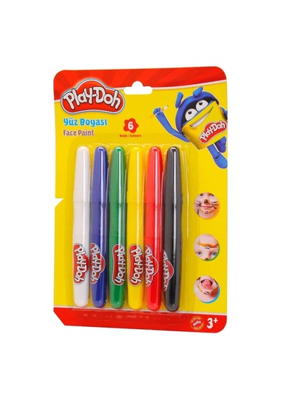 Play-doh Yüz Boyası 6 Renk Yu001 Karışık
