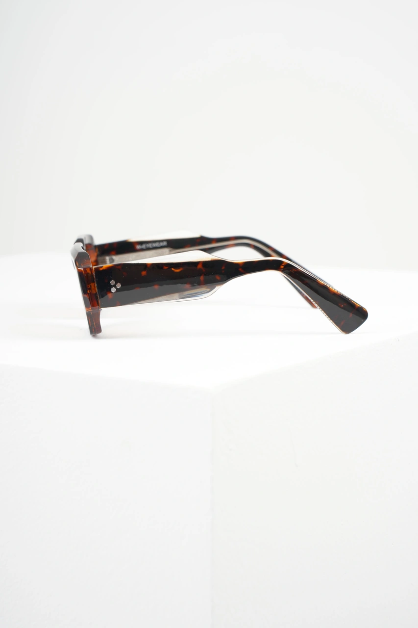 Royal Eyewear Re9888 Leopar Unısex Güneş Gözlüğü Siyah - Mavi