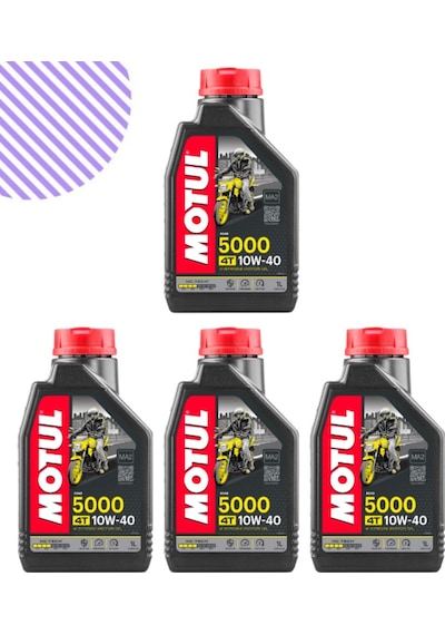 Motul 5000 10W-40 Motorsiklet Yağı 4 x 1 L
