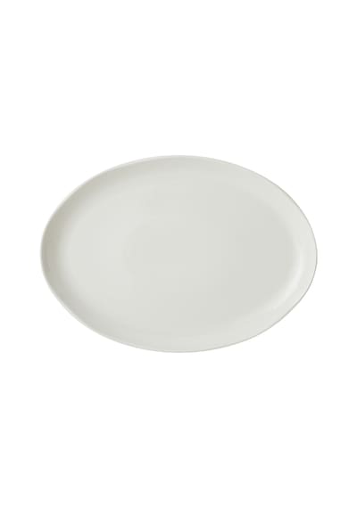 Mudo Home Aspendos Kayık Tabak 34cm Beyaz