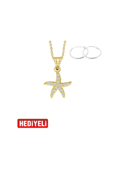 Deniz Yıldızı Altın Kolye Ucu As1429Gkl Altınsepeti