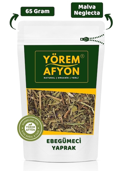 Yörem Afyon Aydın Yöresinden Ebegümeci Yaprak, Irbik, Kazankarası Malva Neglecta 65gr.