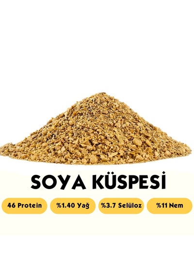 5 Kg Soya Küspesi 46 Protein Toz Protein Kaynağı Tüm Hayvanlara Uygun