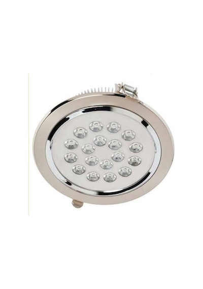 Krom Kasa Hl677L Horoz Marka 18+1 Power Ledli Sarı Işık Spot